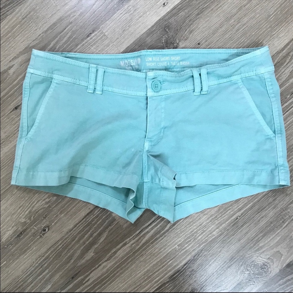 Mossimo Teal Short Shorts